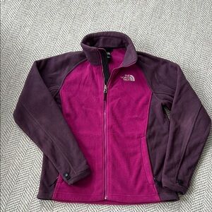 The North Face Pink and Purple Fleece Jacket
